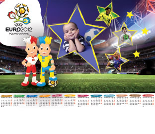 Fotomontaje para Fotos Calendario Eurocopa 2012