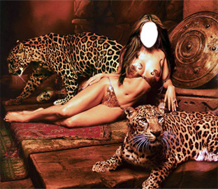 Fotomontajes para tus Fotos. Chica Sexy y Chica Salvaje